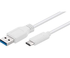 USB laidas MicroConnect USB-A - USB-C 2 m Balta (USB3.1CA2W)