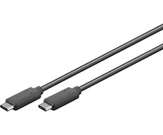 USB kabelis MicroConnect USB-C - USB-C 3 m Juodas (USB3.1CC3)