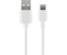 USB laidas MicroConnect USB-A - USB-C 2 m Balta (USB3.1CCHAR2W)