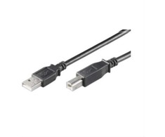 USB laidas MicroConnect USB-A - USB-B 3 m juoda (USBAB3B)