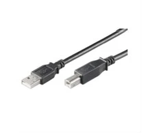 USB laidas MicroConnect USB-A - USB-B 3 m juoda (USBAB3B)