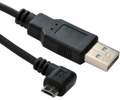 USB kabelis MicroConnect microUSB - USB-A 3 m Juodas (USBMICRO3ANG)