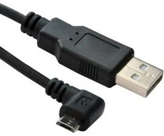 USB kabelis MicroConnect microUSB - USB-A 3 m Juodas (USBMICRO3ANG)