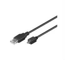 USB kabelis MicroConnect USB-A - miniUSB 1,8 m juodasis (USBMB82)