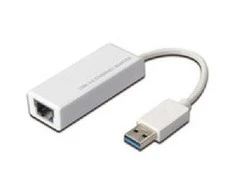 Karta jungiama į tinklą MicroConnect USB-A - RJ-45 Baltas (USBETHGW)