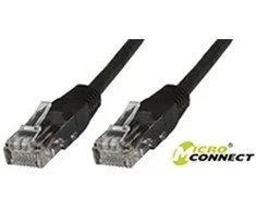 MicroConnect Patchcord U/UTP CAT5e, 20m, juoda (UTP520S)