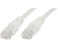 MicroConnect RJ- 45 / RJ- 45 kt.5E U / UTP Baltas 10vnt. 1 m (V- UTP501WVP)