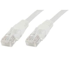MicroConnect RJ-45 kt.6 U / UTP Baltas 10vnt. 5 m (V-UTP605WVP)