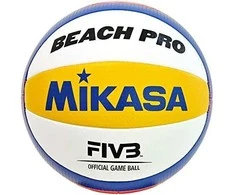 MIKASA BV550C-WYBR Paplūdimio tinklinio kamuolys Beach Pro, Dydis: 5