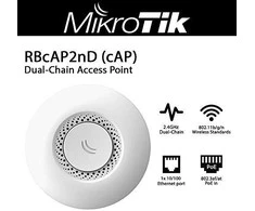 Maršrutizatorius Mikrotik cAP-2nD baltas PoE palaikymas