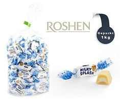 Saldainiai ROSHEN Milky Splash, su pieno įdaru, 1kg