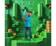 Disguise Minecraft kostium Halloween, strój karnawałowy komplektas diamentowy miecz + Maska Steve