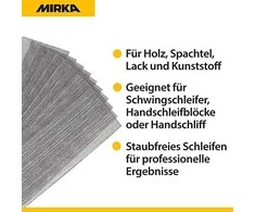 Šlifavimo tinklelis Mirka Abranet AE175F1025; 80x230 mm; P240; 10 vnt.
