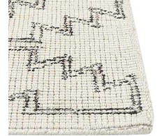 Beliani Kilimas URLA smėlio spalvos 80 x 150 cm vilnonis