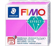 Fimo Polimerinė tešla 57 g - Neoninis efektas - Violetinė