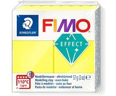 Fimo Vizuali masė Termoreaktyvus poveikis neon geltona 57g