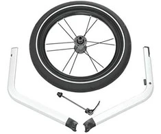 Thule Chariot Jogging Kit 2 rinkinys, juodos/aliuminio spalvos