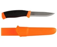 Morakniv Peilis Companion F Serrated oranžinis serated Nerūdijantis plienas (S) 11829