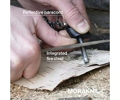 Morakniv Stovyklavimo peilis su ugnies skeltuvu Companion spark (S), 104mm, juodas