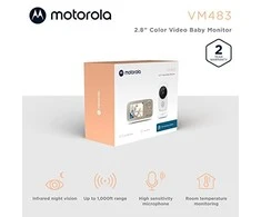 Kūdikių stebėjimo kamera Motorola VM483, 2,8" (laidinė mobili auklė)