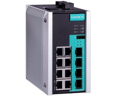 Šakotuvas Moxa Technologies Moxa Industrial managed Redundant E EDS-G512E-4GSFP-T 8x10/100/100 - Switch - 1 Gbps