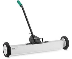 MSW Magnetinė šluota nagų drožlių rinkimui ant ratukų, plotis 75 cm