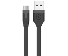 Butas Type-C Kabelis USB 2.0 2M 3A Muvit Juodas
