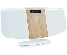 Muzikinis centras Thomson Garso Sistema BT CD/MP3/USB Baltas Wood Finish