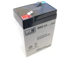 Mpl Power Elektro Mw Power MWPower MWS 6V 5Ah F1(187) AGM akumuliatorius, 5 metai