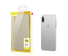 Baseus Baseus Wing Case itin plonas dėklas, skirtas iPhone XR balta (WIAPIPH61-E02)