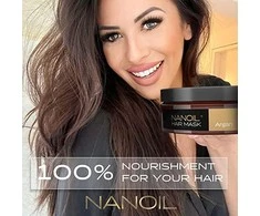 NANOIL plaukų kaukė su marokietiškuoju arganu 300 ml