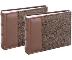 Nuotraukų rėmelis Victoria Collection Albumas B 10x15/100M Gėlė-4, ruda 2vnt