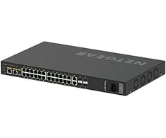 Šakotuvas NETGEAR AV Line M4250-26G4F-PoE+ 24x1G PoE+ 300W 2x1G ir 4xSFP valdomas jungiklis