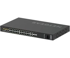 Šakotuvas NETGEAR AV Line M4250-26G4F-PoE+ 24x1G PoE+ 300W 2x1G ir 4xSFP valdomas jungiklis