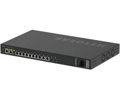 Šakotuvas NETGEAR 12 prievadų AV linija M4250-10G2XF-PoE++ 8x1G Utra90 PoE++ 802.3bt 720W 2x1G 2xSFP+ valdomas jungiklis