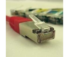Hugo Boss NETRACK BZPAT2FR pataisomasis kabelis RJ45 be kliūčių Cat 5e FTP 2m raudonas