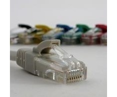 NETRACK BZPAT20U5E Netrack patch kabelis RJ45, beknis, Cat 5e UTP, 20m pilkas