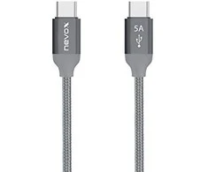 USB kabelis Nevox USB-C - USB-C 2 m Pilkas (1654)