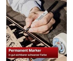 WURTH PERMANENTINIS MARKERIS SHARPIE FINE 1MM, Juodas