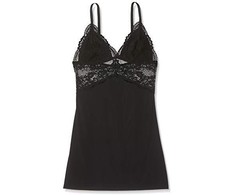 Obsessive Lingerie Set Chemise &amp; Thong Juodas Lace L/XL Adjustable Fit