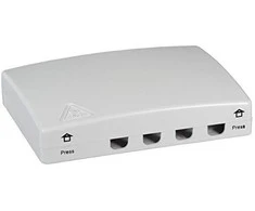 EFB Lizdas kliento FTTH vidinis sieninis šviestuvas, skirtas 4 SC Simplex/LC Duplex IP20 šviestuvams