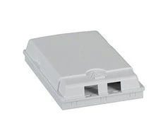 EFB Lizdas kliento FTTH vidinis sieninis jungiklis, skirtas 2x SC Simplex/LC Duplex IP20