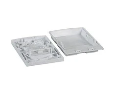 EFB Lizdas kliento FTTH vidinis sieninis jungiklis, skirtas 2x SC Simplex/LC Duplex IP20
