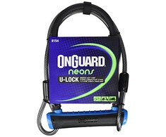 OnGuard U- Lock Neon dviratis tvirtinimo mėlyna 10x1200 mm (8154BU)