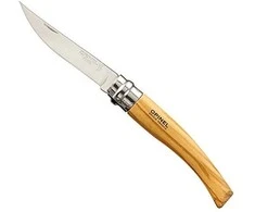 Opinel peilis Nr.8 plonais ašmenimis - alyvmedžio rankena