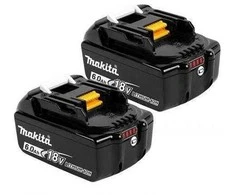 Makita Akumuliatorius BL1860B 18 V, 6.0 Ah; slide tipo Li-ion