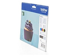 Brother LC-123 | Ink Cartridge | Juodas, Cyan, Magenta, Geltona
