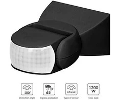 Energizer ORNO MOTION SENSOR 180 DEGREE IP65, 1200 W Juodas VERTICAL AND HORIZONTAL ADJUSTMENT &amp;&amp;