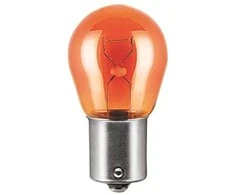 Bikuva.lt OSRAM Automobilinė lemputė 21W 12V BAU15S (geltona) 1vnt
