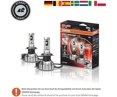 OSRAM automobilinė lemputė NIGHT BREAKER LED H7 Street Legal Smart 16W 6000K, 2vnt